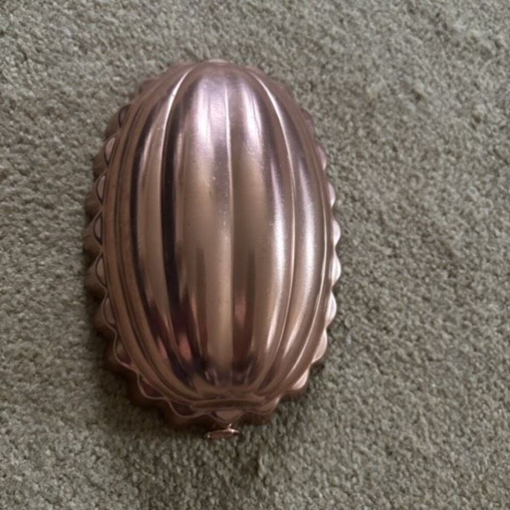 Jello Copper Oval Mold 2 1/2 Cups